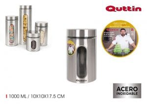 FRASCO VIDRO C/JANELA 1000 ML