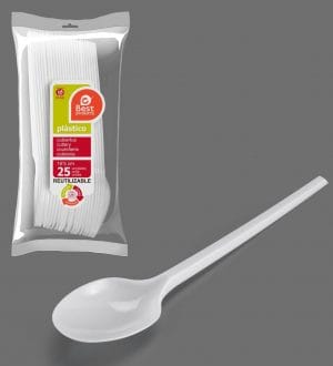 CONJ. 25 COLHERES - 16.5 CM