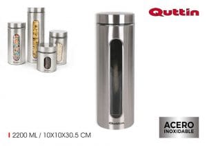 FRASCO VIDRO C/JANELA 2200 ML