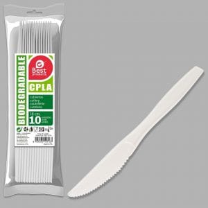 CONJ. 10 FACAS BIODEGRADABEL