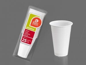 CONJ.25 COPOS PLÁSTICOS