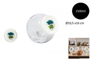 FRASCO VIDRO 3 POSICOES 1500 ML