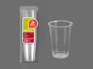 CONJ. 25 COPOS PLÁSTICOS