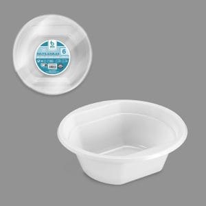 CONJ. 6 TIGELAS 500 CC 16 CM  REUTILIZAVEIS