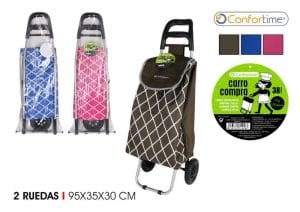 CARRO DE COMPRAS 95 X 35 X 30 CM 38 LITROS