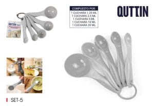 B. CONJ.5 COLHERES MEDIDORAS