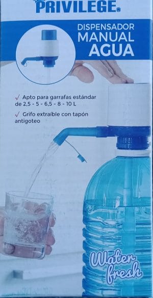 DISPENSADOR MANUAL AGUA