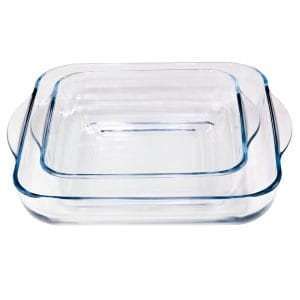 CONJ.2 PIREX QUADRADOS 3200 - 1950 ML