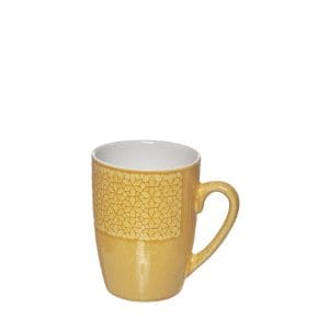 CANECA GRES AMARELA 350 ML