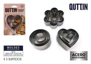 B. CONJ. 4 MOLDES PASTELEIRO