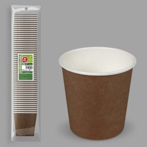 CONJ. 50 COPOS MARRON 80CC