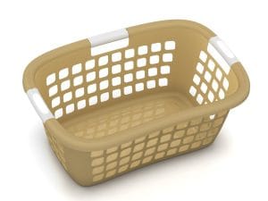 CESTO DE ROUPA HIPBASKET ALTO BEGE