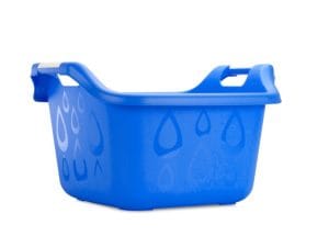 BACIA QUADRADA C/ ASAS 16 L AZUL