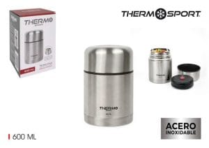 TERMO INOX P/SOLIDOS SPORT 600 ML
