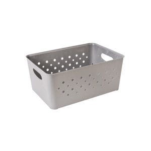 CESTO MULTIUSOS CINZA CLARO 5.2 L