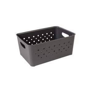 CESTO MULTIUSOS CINZA ESCURO 5.2 L