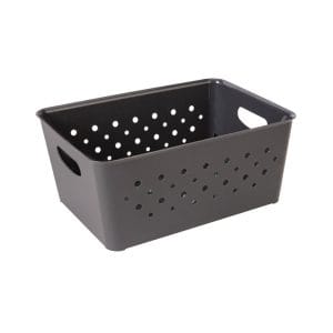 CESTO MULTIUSOS CINZA ESCURO 10 L