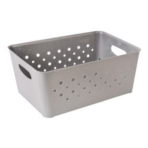 CESTO MULTIUSOS CINZA CLARO 14 L
