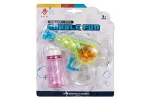 PISTOLA DE BOLHAS C/ LUZ