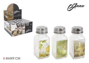 SALEIRO VIDRO 4x4x9 CM